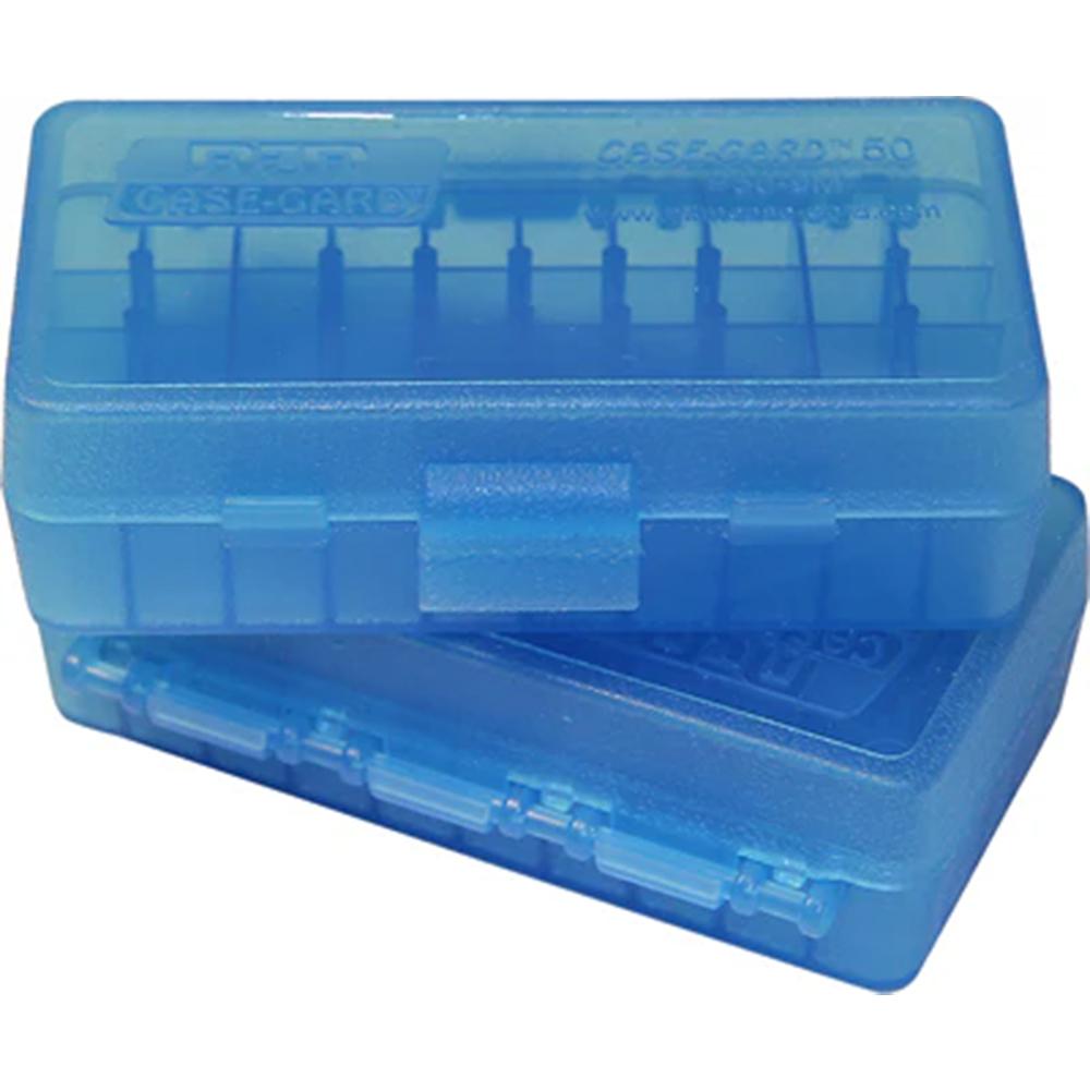 MTM Case-Gard P503824 Ammo Box .38 Special .357 Magnum 50 Rounds Blue - View 2