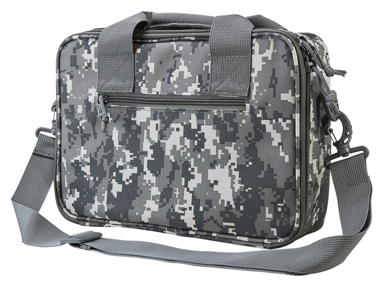 NcStar CPDX2971D VISM Double Pistol Range Bag Digital Camo 13"x10"x3.25" - View 2