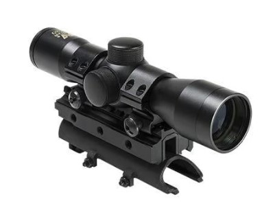 NcStar KSKSC430B-A SKS Tri Mount 4x30 Compact Scope with 1" Rings - View 2