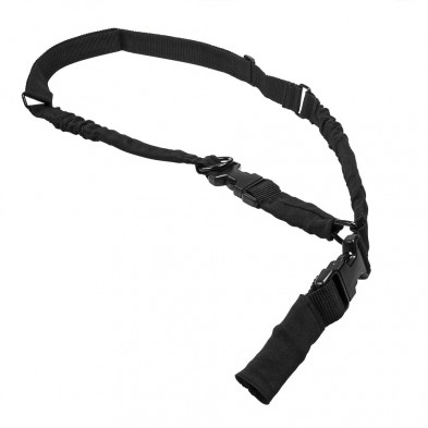 NcStar AARS21PB 2/1 Point Sling 1.25" Adjustable Bungee Black 55"-72" - View 2