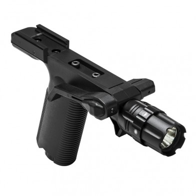 Vert Grip w-Strobe FlashLight - Picatinny - View 2
