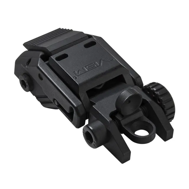 Vism Pro Series AR Flip Up Sight Rear Black Md: VMARFLR - View 2