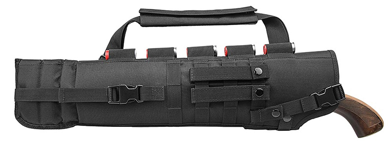 NcStar CVXSCB3016B Shotgun Scabbard Black Padded Expandable 20" to 25 - View 2