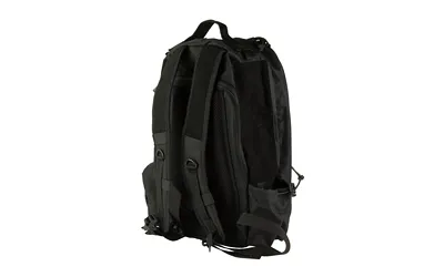NcStar CBPB3052B Patch Backpack, 18"x14"x3" Main Compartment, Black - View 3