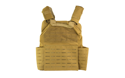 NcStar CVLCQRL3055T Laser Cut Plate Carrier 2XL Tan - Quick Release, MOLLE Slots, Kangaroo Pouch - View 3