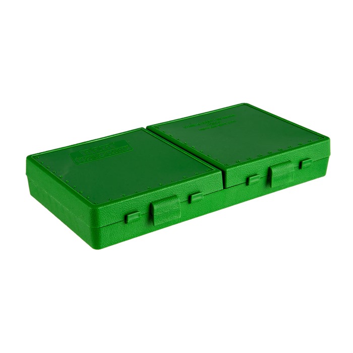 MTM Case-Gard P-200-9-10 9mm Luger Green Ammo Box 200 Rounds Polypropylene - View 3