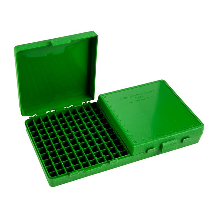 MTM Case-Gard P-200-9-10 9mm Luger Green Ammo Box 200 Rounds Polypropylene - View 5