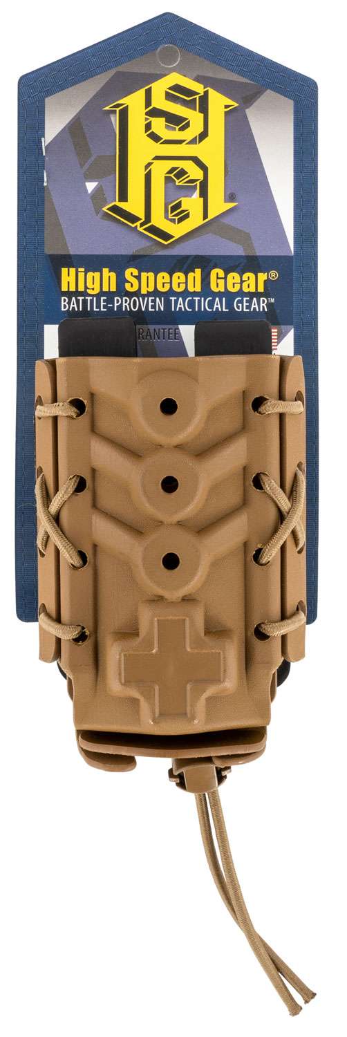High Speed Gear 11TQK0CB Tourniquet TACO Pouch Coyote Brown Kydex 2" Clip - View 2
