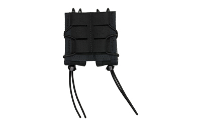 High Speed Gear 11PT02BK Double Pistol TACO Mag Pouch Black Nylon MOLLE - View 3