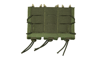 High Speed Gear 11PT03OD Pistol TACO Triple Mag Pouch, MOLLE, OD Green - View 3
