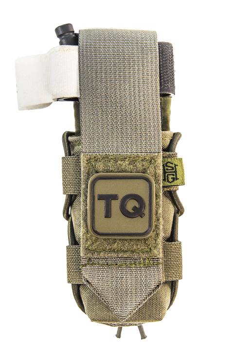 High Speed Gear 11TQ00OD TACO Tourniquet Pouch OD Green Nylon MOLLE - View 2