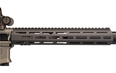 Q Honey Badger Rail M-LOK 12 in Gray Aluminum Free Float Handguard - View 2