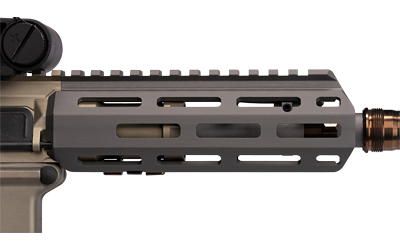 Q LLC Honey Badger 6" M-LOK Handguard, Black 6061-T6 Aluminum, AR/M4, 1.54" Inside Diameter - View 2