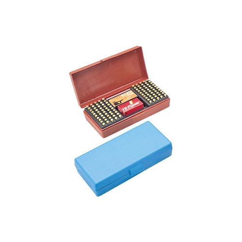 MTM Case-Gard SB-200 Flip Top Ammo Box 200 Rounds .22LR/.25Long/.22WMR/.17 HMR/17 Mach 2 Polymer Rust - View 2