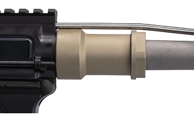 Q LLC NUTBARRELHB Honey Badger 7075-T6 Aluminum Clear Anodized Nut - View 2