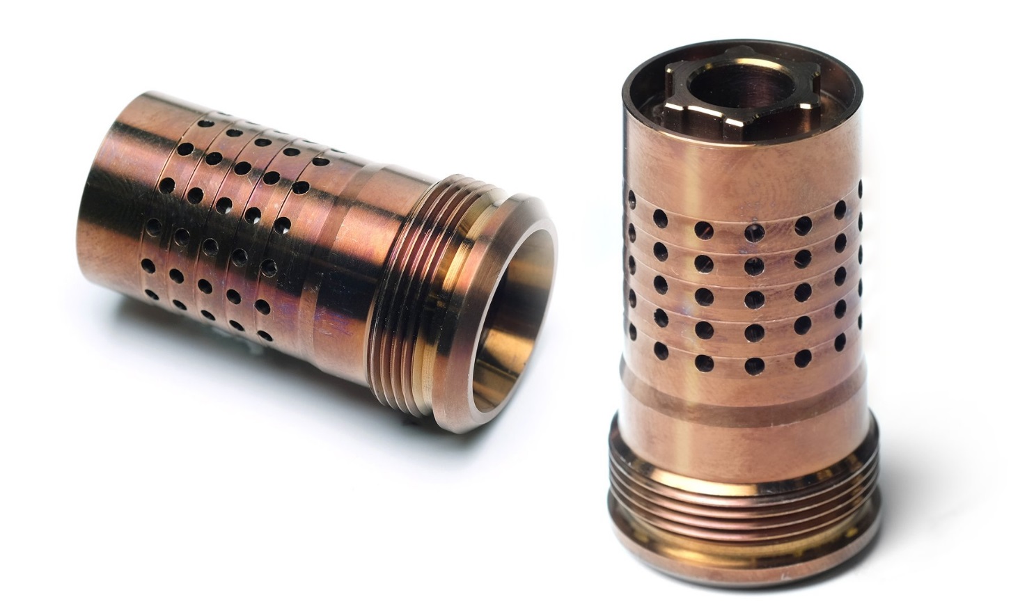 Q LLC Cherry Bomb Muzzle Brake M13.5X1LH Compatible with Rifle Parts - View 2