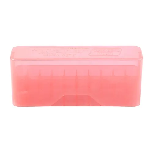 MTM Case-Gard J20M29 Ammo Box Multi-Caliber Clear Red 20 Rounds - View 5