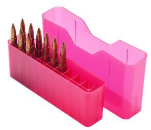 MTM Case-Gard J20XS29 Ammo Box Multi-Caliber 20 Rounds Clear Red Polypropyl - View 2