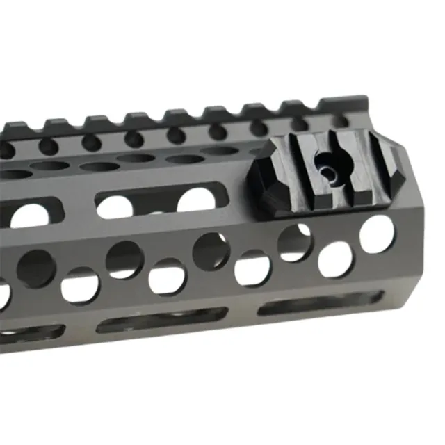 Grovtec SW226 M-LOK Rail Section 1.3In 3-Slot Aluminum Black - View 2