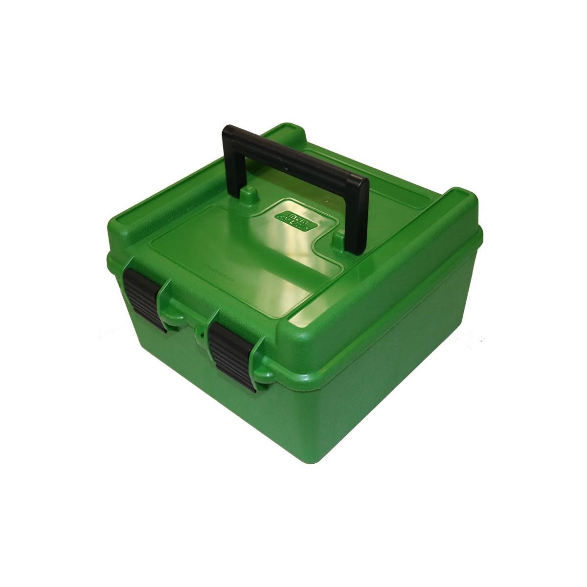 MTM Case-Gard R100MAG10 Ammo Box Green Polypropylene 100rd Capacity - View 2