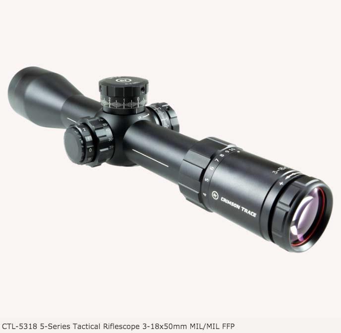Crimson Trace 5-Series Tactical Riflescope 3-18x50 - View 2