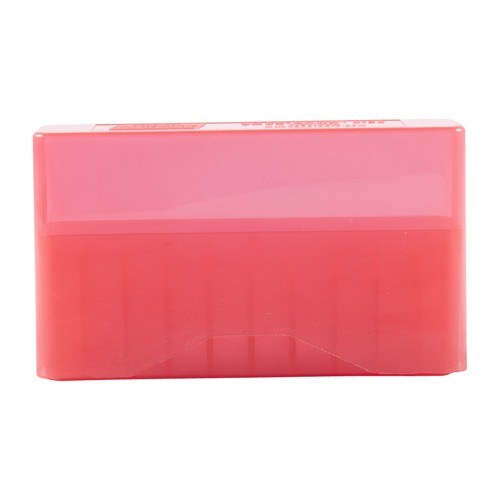 MTM 20 Rd 7mm Rem 338 Win Mag Clear Red Slip-Top Rifle Ammo Box J-20-LLD-29 - View 3