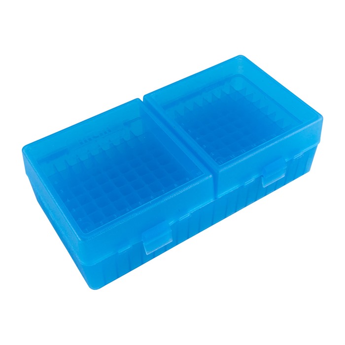 MTM Ammo Box Small Rifle 200-Rounds Flip Top Style Blue RS20024 - View 2