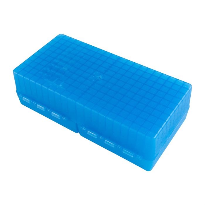 MTM Ammo Box Small Rifle 200-Rounds Flip Top Style Blue RS20024 - View 3