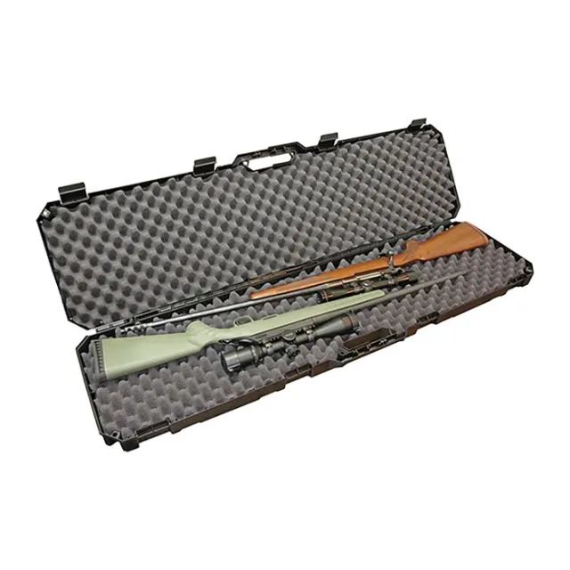 MTM Case-Gard Double Scoped Rifle Case 50.5" Length, Black Finish - View 3