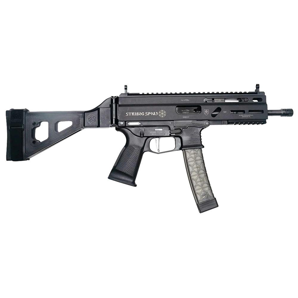 Grand Power SP9A3-SB 9mm Pistol 8" Barrel Folding Brace 30Rd Black - View 2