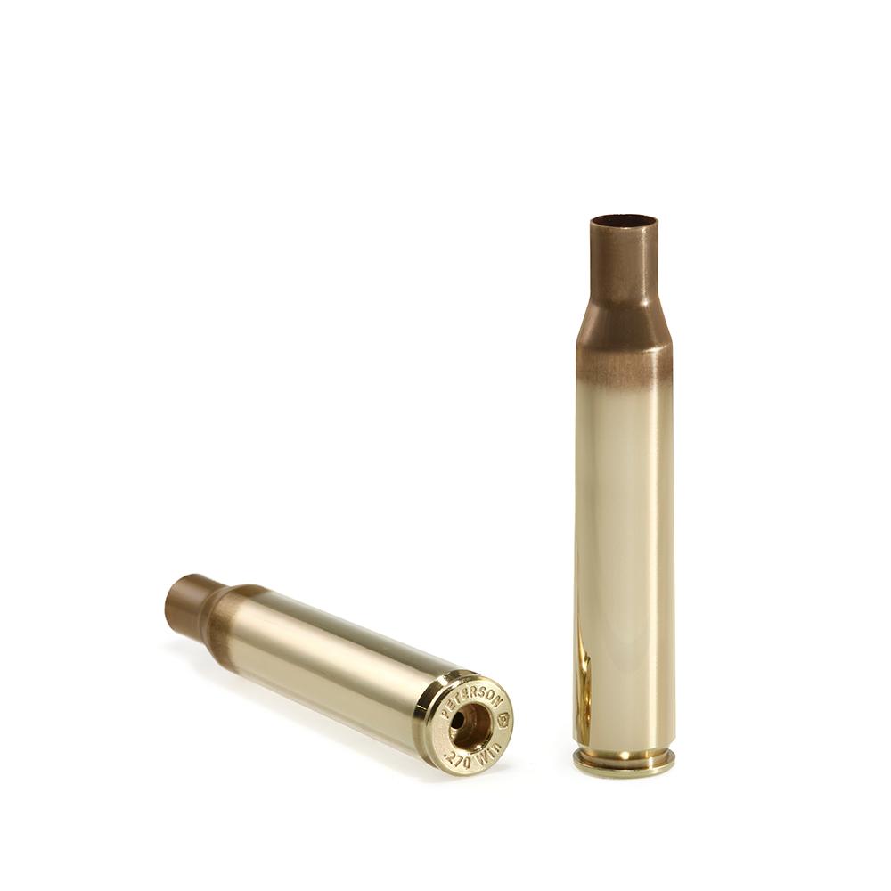 Peterson Cartridge 270 Winchester Brass Reloading Cases 50 Count - View 2