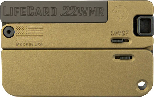 Trailblazer LC2-BB LifeCard .22 Magnum Folding Pistol Burnt Bronze - View 2