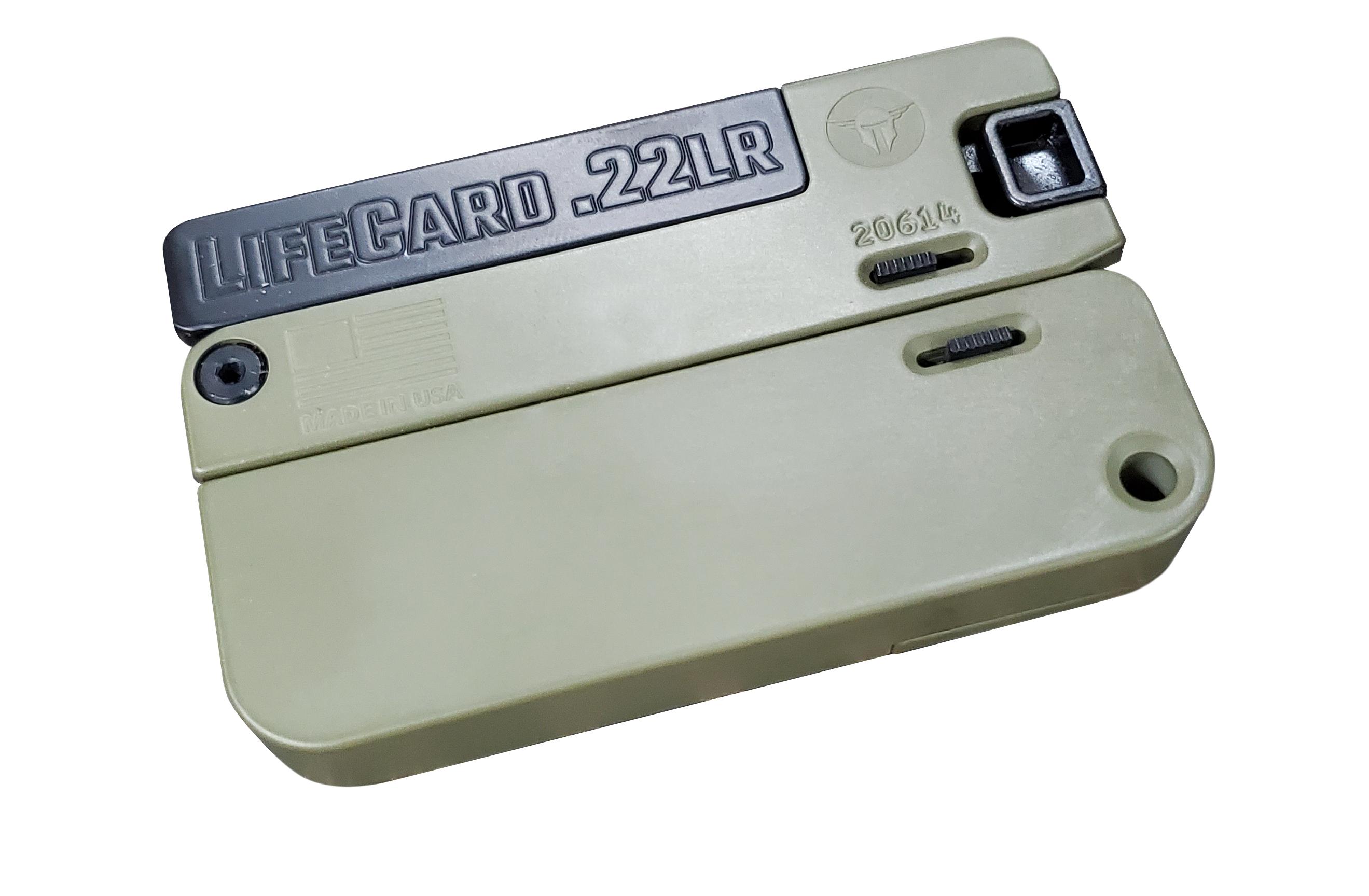 Trailblazer LC1-NBG LifeCard .22 LR Single Action Handgun Bazooka Green - View 2