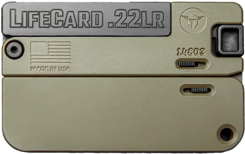 Trailblazer LC1-ODG LifeCard .22LR Aluminum OD Green Folding Pistol - View 2