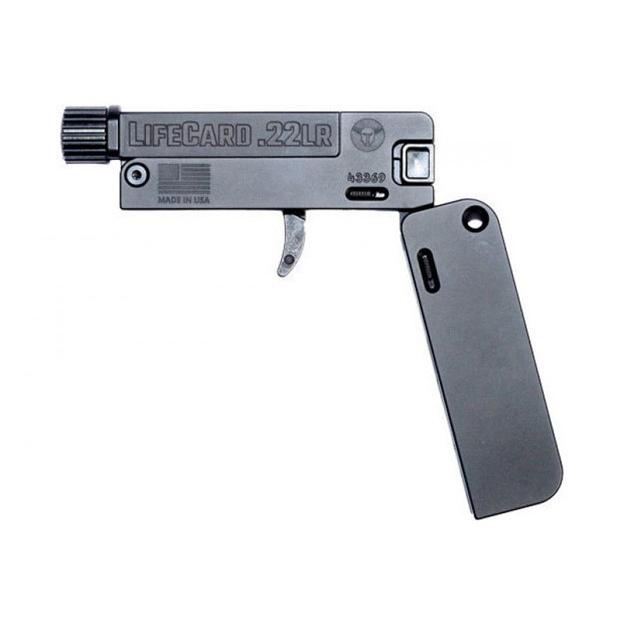 Trailblazer Lifecard LC1-T Pistol - Black .22 LR 2.5" Threaded Barrel - View 2