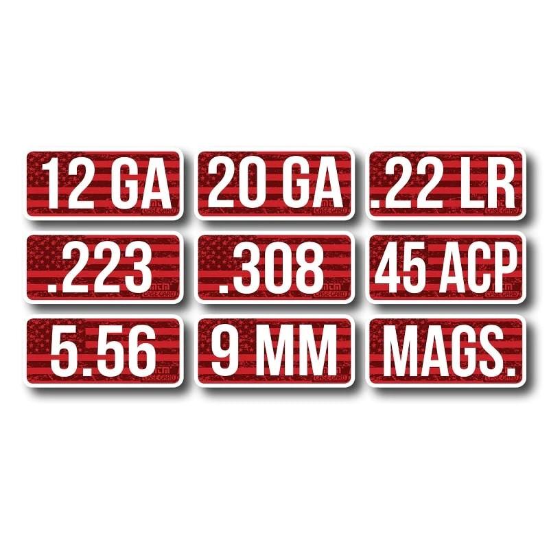 MTM Ammo Caliber Labels 12 Gauge 8 Pack - View 2