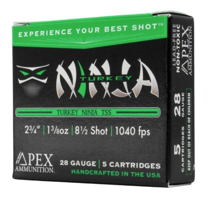 Apex NINJA28 28 Gauge Turkey Ninja 28GA 2.75" 1.5oz TSS #8.5 5/Bx - View 2