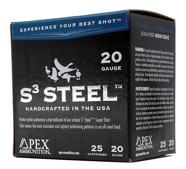 Apex 20 GA 3" WATERFOWL S3 STEEL1 OZ. #3 25RD               - View 2