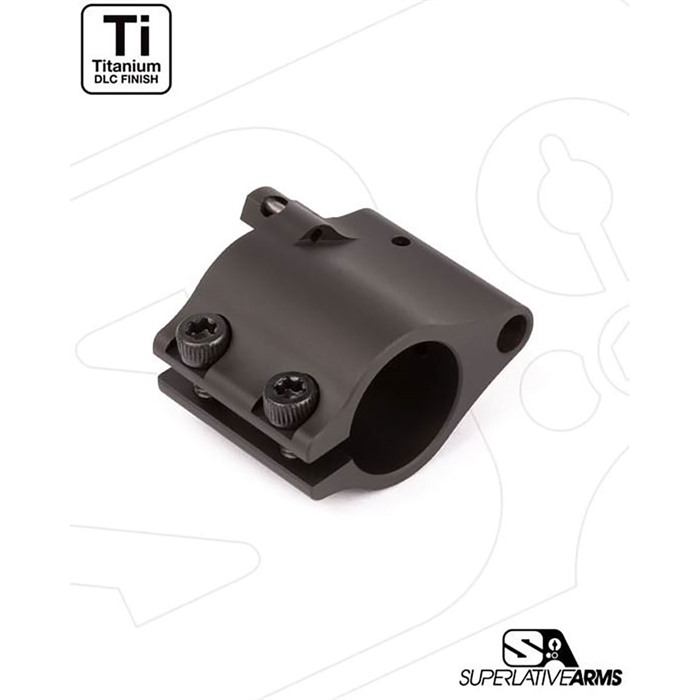 Superlative Arms SABO-DI-936CDT AR-15 Titanium Adjustable Gas Block .936" Black - View 2