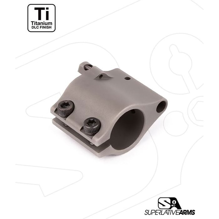 Superlative Arms SABO-DI-936CGT AR-15 Titanium Adjustable Gas Block .936" Gray - View 2