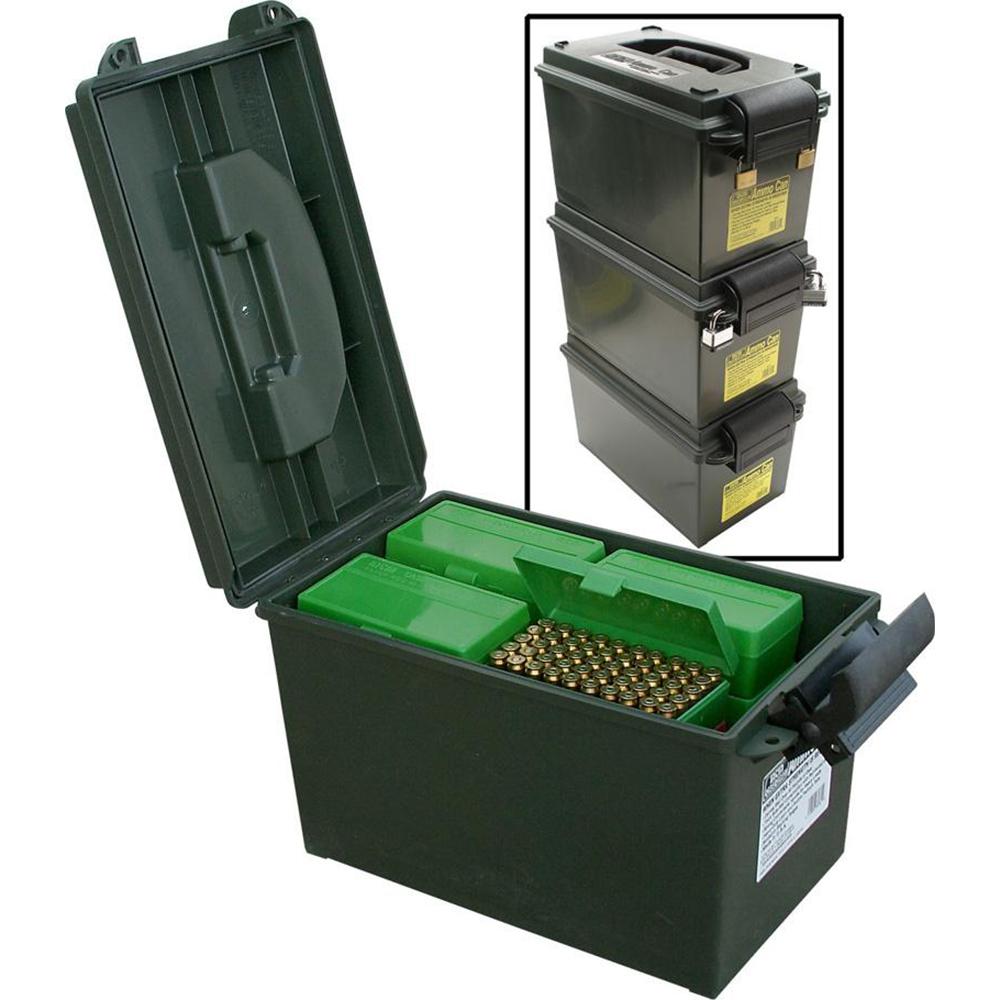 MTM Case-Gard AC11 Ammo Can Forest Green Polypropylene 707 CU - View 2