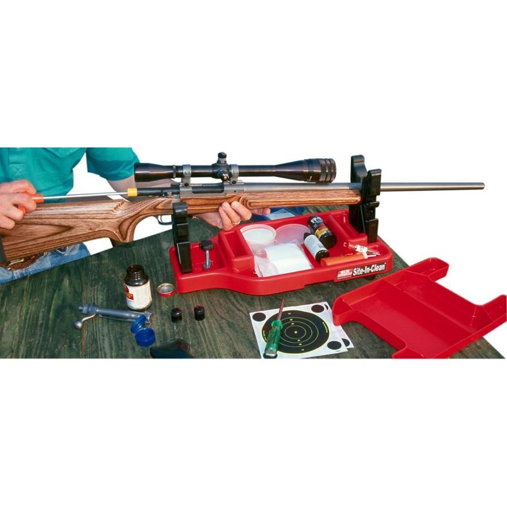 MTM Case-Gard Adjustable Feet Site In-Clean Shooting Rest Red SNCR30 - View 2