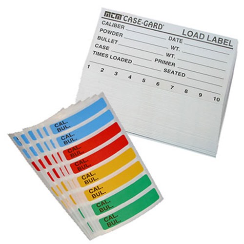 MTM Case-Gard Rifle and Handgun Reload Labels 50 Pack - View 2