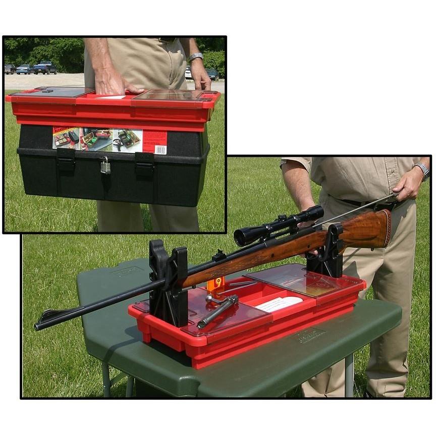MTM Case-Gard Portable Rifle Maintenance Center Red - View 2