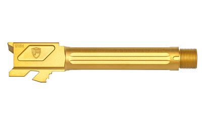 Fortis FM-G19-TB-TiN 9MM 4.5" Threaded Barrel Gold TiN for Glock 19/19X - View 2