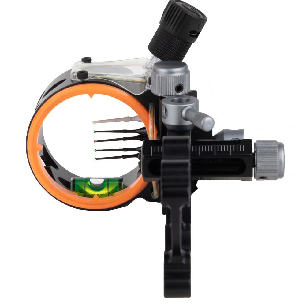Dead Ringer DR2988 Quickdraw Bow Sight 5-Pin .010 CNC Aluminum Frame - View 2
