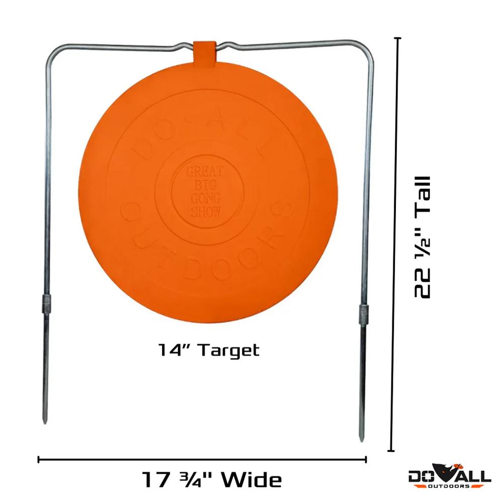 DO-ALL Great Big Gong Show 14 Shooting Target - View 2