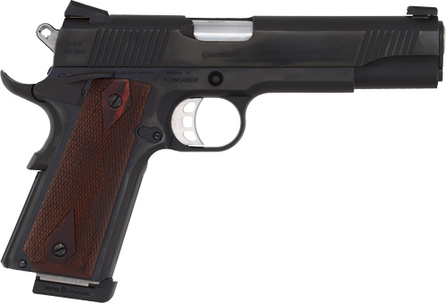 Tyler Gun Works TGWGVBL45 1911 .45 ACP 5" Blued Slide Walnut Grip - View 2