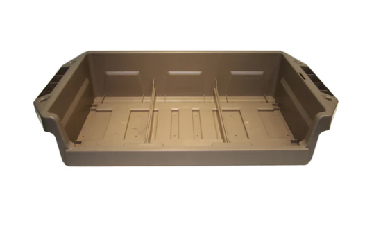 MTM Case-Gard Metal Ammo Can Tray for 50 Caliber Cans - Dark Earth, 22.5" x 13.3" x 4.8" - View 2