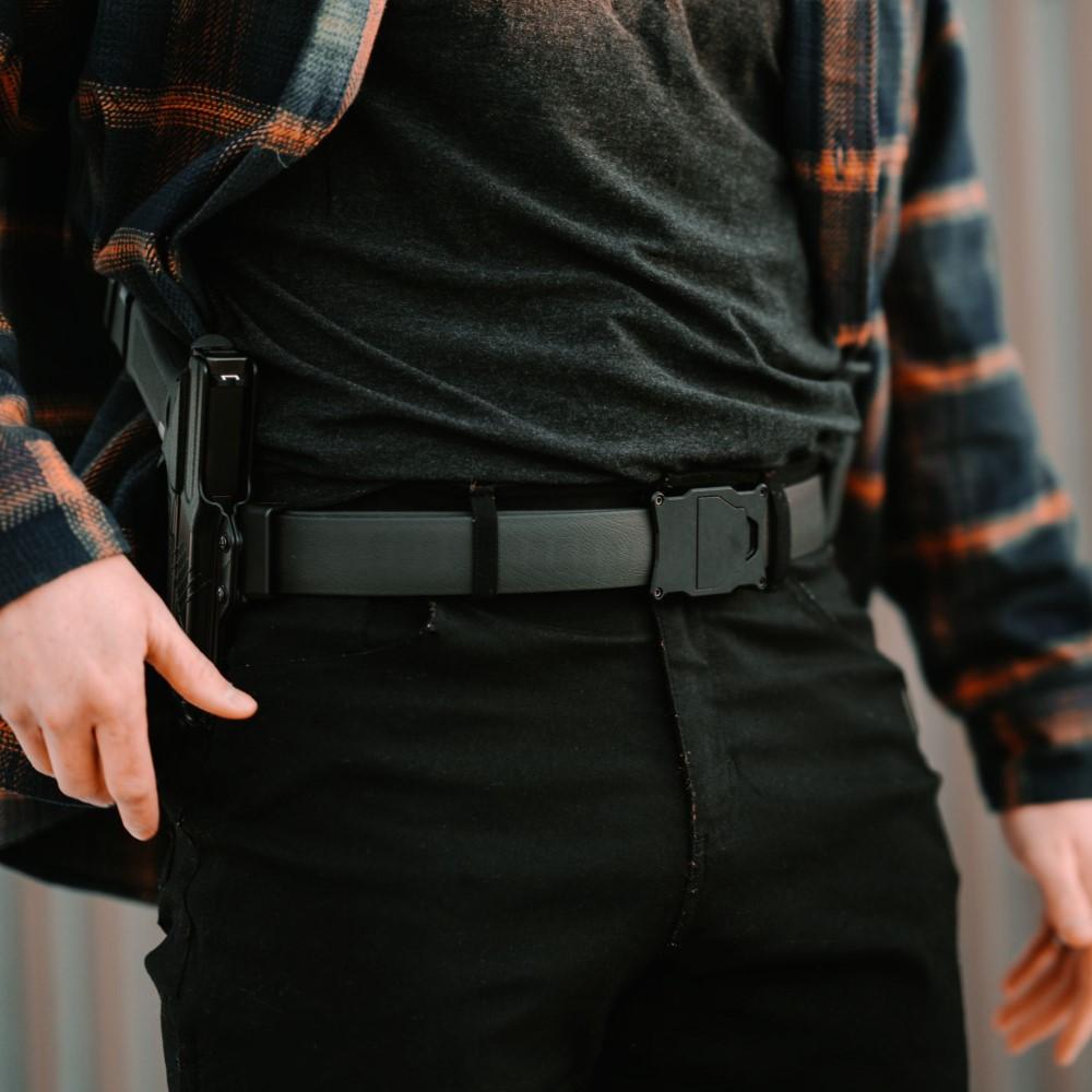 Shield Arms APOBLKREGBUCBLKST Apogee Belt Black 1.50" Wide Adjustable - View 2